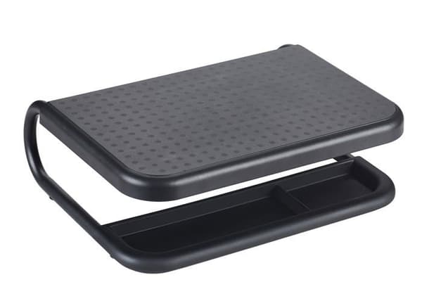 Stöd för skärm - fäste för skärm Q-connect - KF17416 - Stöd för skärm, 38x29,5 cm, höjdjusterbar, svart