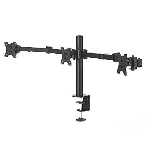 SKÄRMMONTAGE, 3 SKÄRMAR, JUSTERING HÖJD, SWIVEL-TILT, 13'' - 27'' H