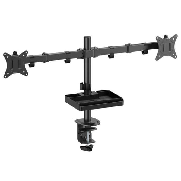 Monitorsupport - ADVANCE - XtendMounts Dual - 2 skärmar 17' till 32' - 9 kg per skärm - Höjdjusterbar