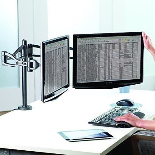 Fellowes Professional Series Skärmhållare - Dual Monitor - Svart