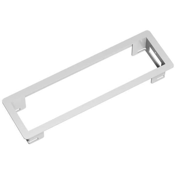 Inbyggnadsram - BACHMANN - 915.001 - Vit RAL 9010 - Metall - 24.1cm x 3.6cm x 7.3cm