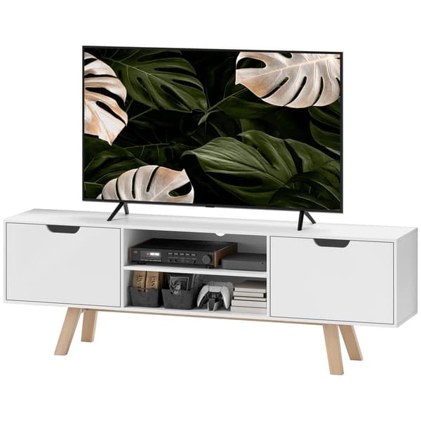 TV-kaappi, 150x39x50 cm, valkoinen