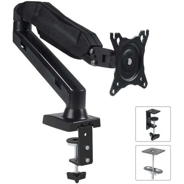 Maclean MC-860 Monitor Skrivbordsfäste 13"-27" 8kg Svart