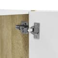 Miniatyrbillede 11 af 11: Hvidt tv-bord i højglans – moderne design med 4 låger, stilrent med masser af opbevaringsplads, 180 cm