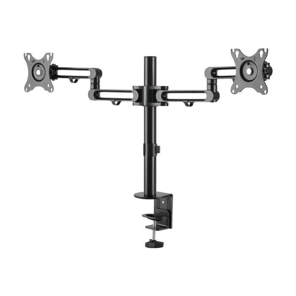 Skärmarm för PC - StarTech - ARMDUAL3 - Aluminium - Fällbar - Dubbel visning
