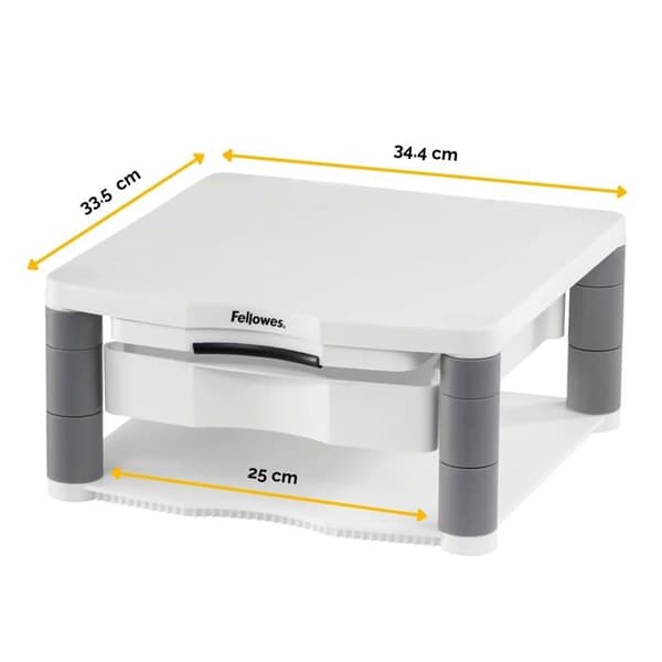 Stödmonitors - FELLOWES - Premium Plus - 21 tum - 36 kg - Justerbar i 5 höjder