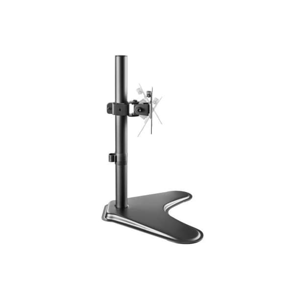 Utrusta 650122, Svart, Portabelt platt golvstativ, Aluminium, Plast, 33 cm (13"), 81,3 cm (32"), TV