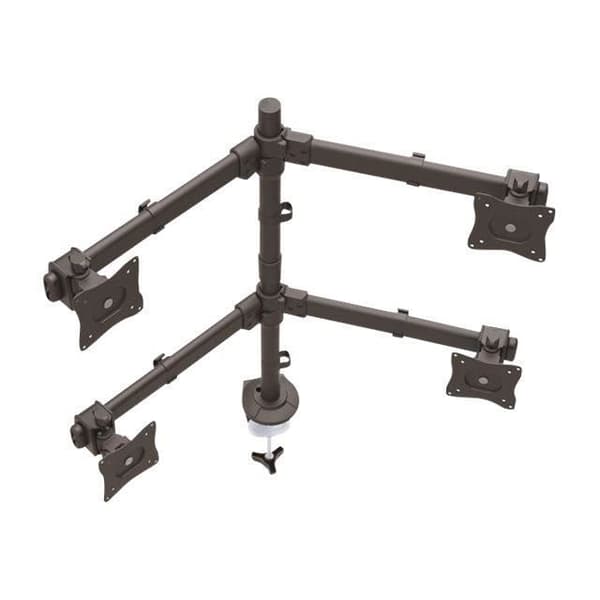 Bordstöd för 4 skärmar - StarTech.com - ARMQUAD - Robust stål - VESA - 8 kg max