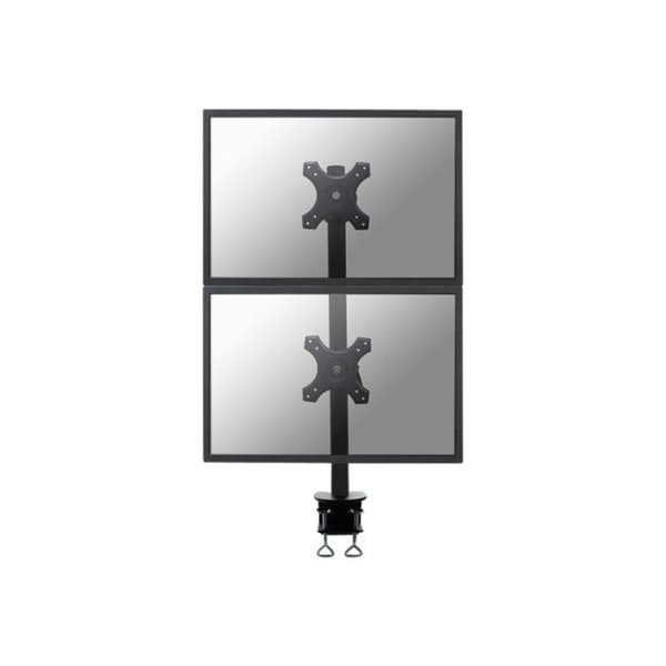 Bordsstöd för 2 LCD/Plasma-skärmar - NEWSTAR - FPMA-D700DV - Svart - Skärmstorlek: 10"-27"