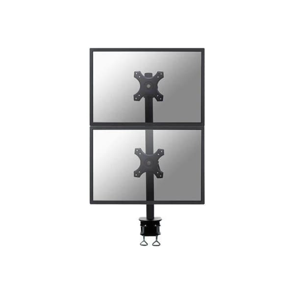 Bordsstöd för 2 LCD/Plasma-skärmar - NEWSTAR - FPMA-D700DV - Svart - Skärmstorlek: 10"-27" Svart