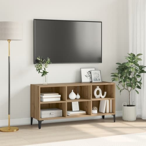 TV-bänk Artisan-ek Konstruerat trä, Metall Medium TV-bänk