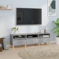 Miniatyrbild 1 av 2: Tv-bänk betonggrå 150x30x44,5 cm konstruerat trä