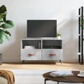 Miniatyrbild 1 av 2: Tv-bänk betonggrå 80x36x50 cm konstruerat trä