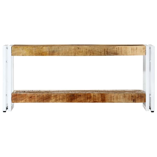 TV-bänk 90x30x40cm massivt mangoträ