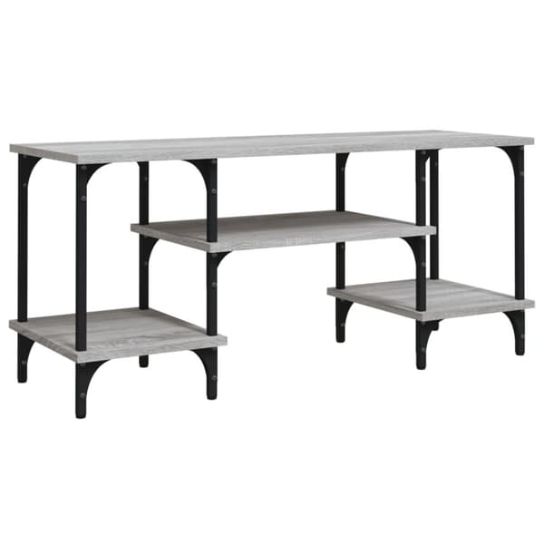 Tv-bänk grå sonoma 102x35x45,5 cm konstruerat trä