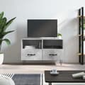 Miniatyrbild 1 av 2: Tv-bänk betonggrå 80x36x50 cm konstruerat trä