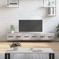 Miniatyrbild 1 av 2: Tv-bänk betonggrå 150x36x30 cm konstruerat trä