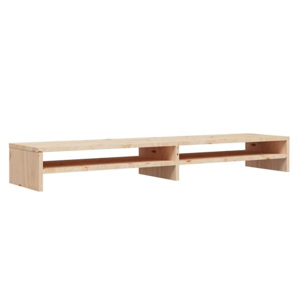 Skärmställ 100x24x13 cm massiv furu
