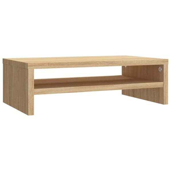 Skärmställ sonoma-ek 42x24x13 cm konstruerat trä