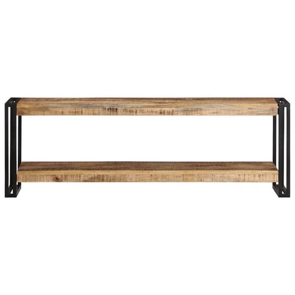 TV-bänk 120x30x40 cm grovt mangoträ
