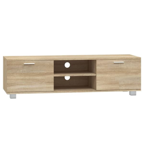 Tv-bänk sonama-ek 140x40,5x35 cm konstruerat trä