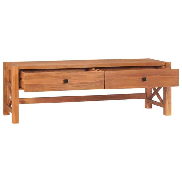 Tv-bänk 140x40x45 cm teak