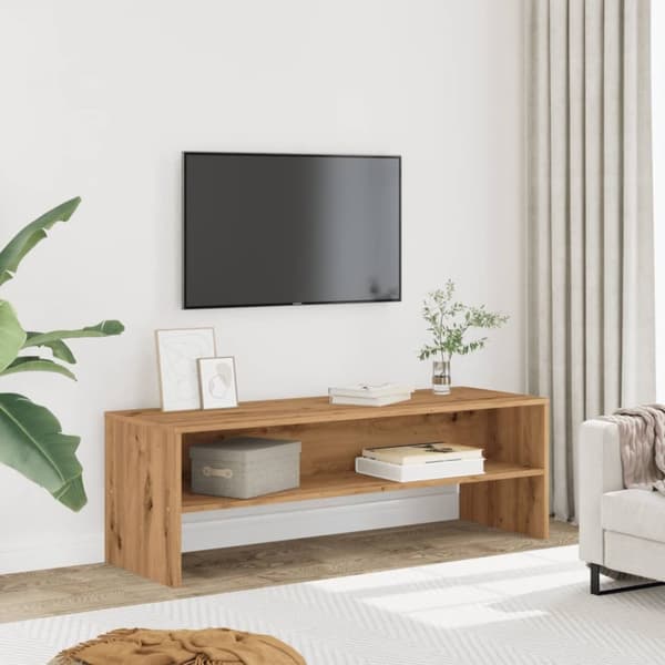 Tv-bänk artisian ek 120x40x40 cm konstruerat trä