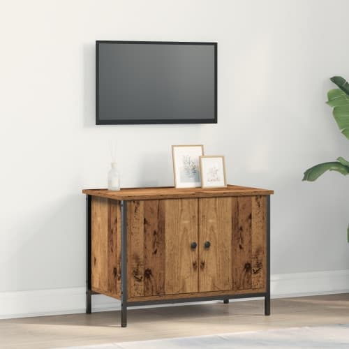 Old Wood TV Stand Återvunnet trä Trä 60 x 35 x 45 cm Hållbar