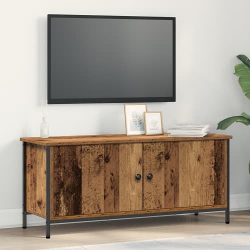 Gamla trä TV-bänk Gamla trä Spånskiva 102 x 35 x 45 cm