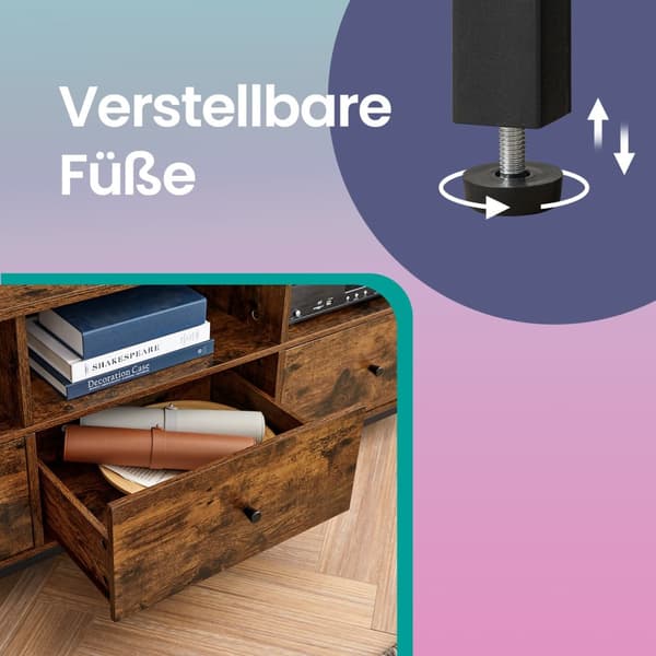 TV-møbler-industrielle-3-skuffer