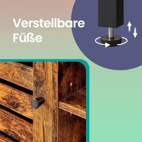 Tv-kommode-2 skabe-2 hylder