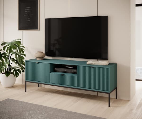 FURNLUX TV-TELINE AVON VIHREÄ & MUSTA 154CM