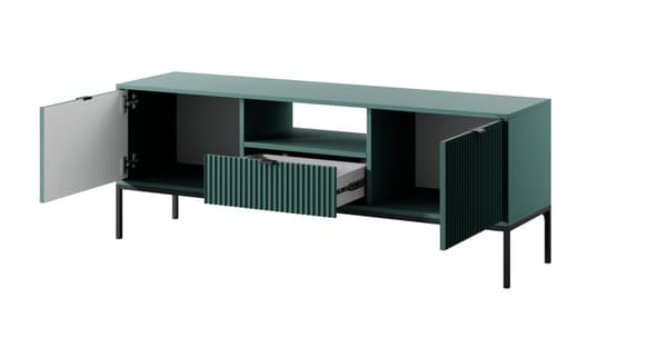 FURNLUX TV-TELINE AVON VIHREÄ & MUSTA 154CM