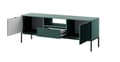 Miniatyrbillede 2 af 6: FURNLUX TV-BORD AVON GRØN & SORT 154CM