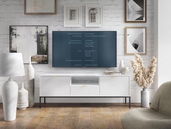 FURNLUX TV-TELINE AVON VALKOINEN 154CM