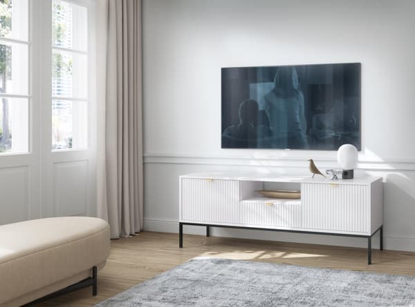 FURNLUX TV-TELINE AVON VALKOINEN 154CM