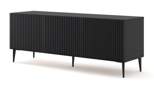 FURNLUX TV-BÄNK RAVENNA B SVART 150CM