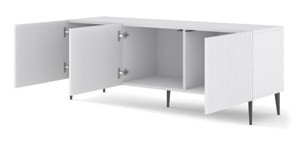 FURNLUX TV-TELINE RAVENNA B VALKOINEN & MUSTA 150CM