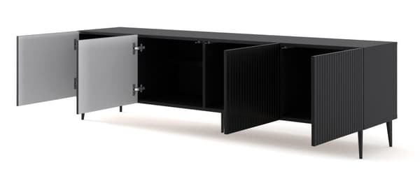 FURNLUX TV-BÄNK RAVENNA B SVART 200CM