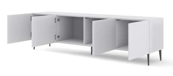 FURNLUX TV-TELINE RAVENNA B VALKOINEN & MUSTA 200CM