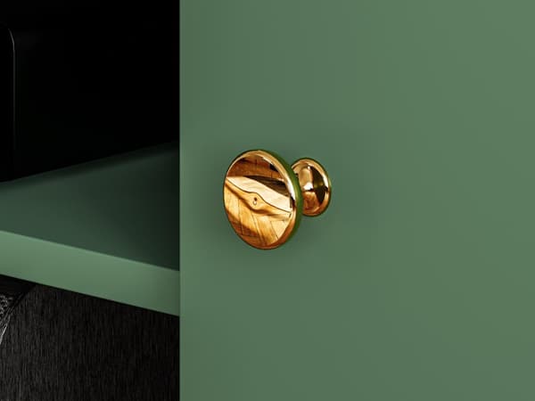 FURNLUX TV-BÄNK FORT GRÖN & GULD 160CM
