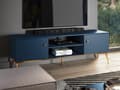 Pikkukuva 3 / 9: FURNLUX TV-TELINE MERELLINEN SININEN & KULTA 160CM