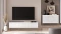 Miniatyrbild 5 av 8: FURNLUX TV-BORD CLEARING VIT & GULD 170CM