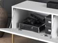 Miniatyrbild 6 av 8: FURNLUX TV-BORD CLEARING VIT & GULD 170CM