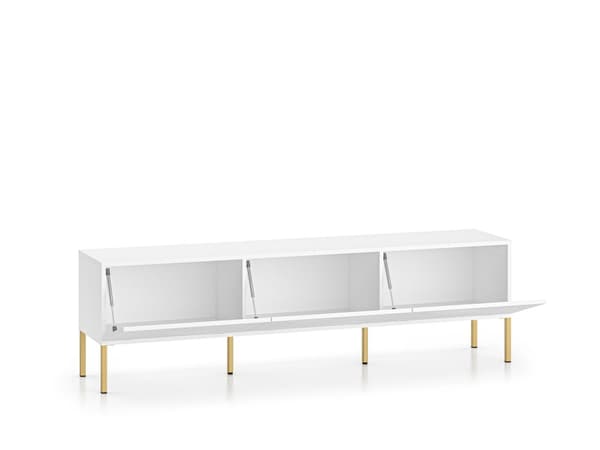 FURNLUX TV-BORD CLEARING VIT & GULD 170CM