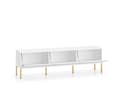 Miniatyrbild 2 av 8: FURNLUX TV-BORD CLEARING VIT & GULD 170CM