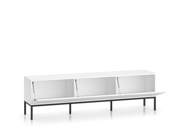 FURNLUX TV-TELINE CLEARING VALKOINEN & MUSTA 170CM