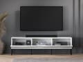 Miniatyrbillede 4 af 8: FURNLUX TV-BORD CLEARING HVID & SORT 170 CM
