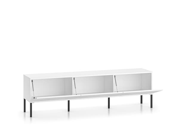 FURNLUX TV-BORD CLEARING HVID & SORT 170 CM