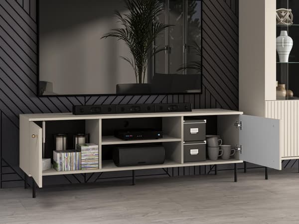 FURNLUX TV-BÄNK SOPHIE BEIGE 160CM